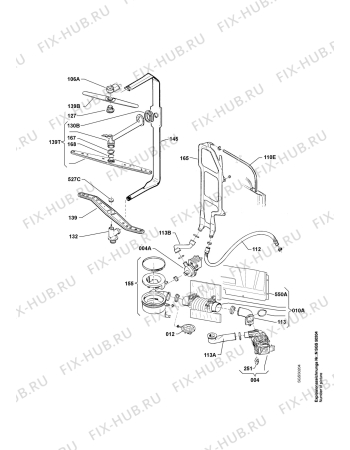 Взрыв-схема посудомоечной машины Electrolux GA911SLITC3WS - Схема узла Hydraulic System 272